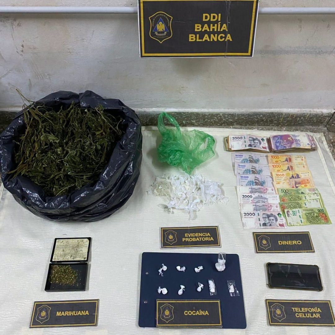Allanaron una casa en nuestra ciudad y detuvieron a una mujer: encontraron drogas y dinero