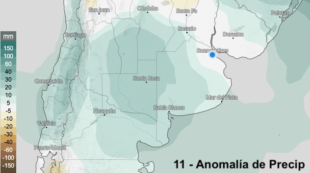 “Se va a marcar en forma significativa a partir de noviembre”: anticipan más lluvias para Bahía Blanca y la región