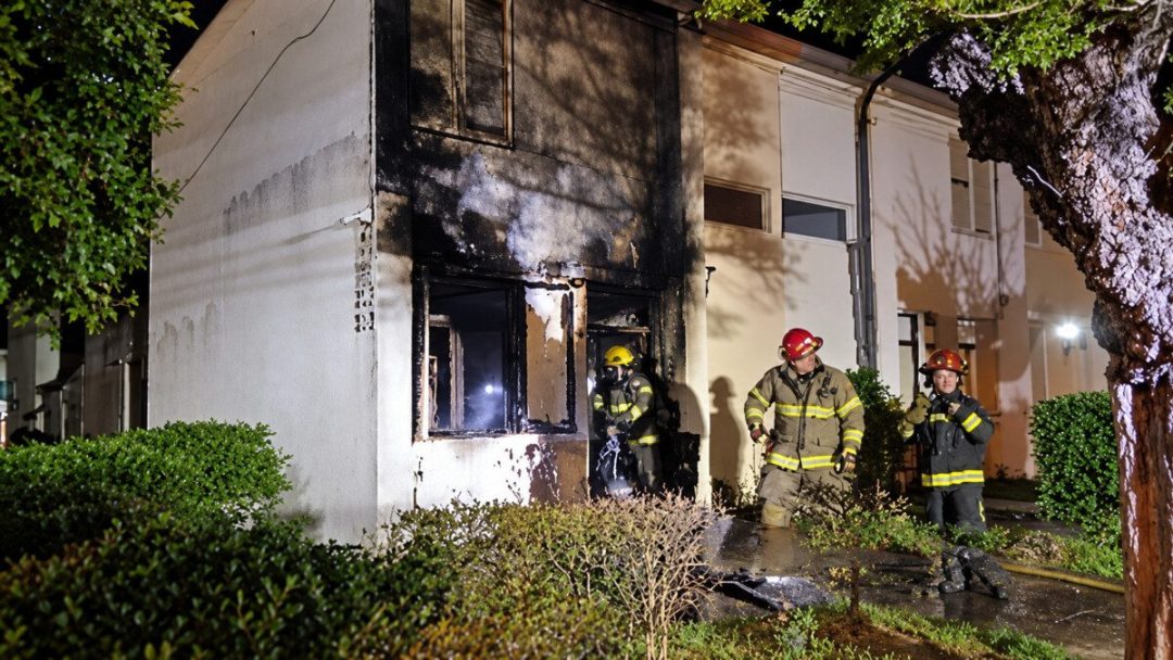 Incendio en ATEPAM III: rescataron a una persona con quemaduras del interior de una vivienda