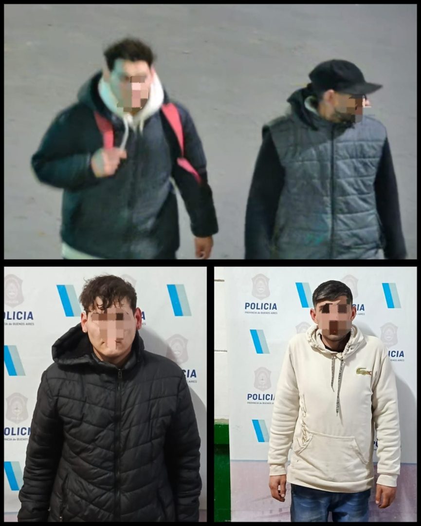 Dos jóvenes fueron detenidos por el robo a mano armada de una moto